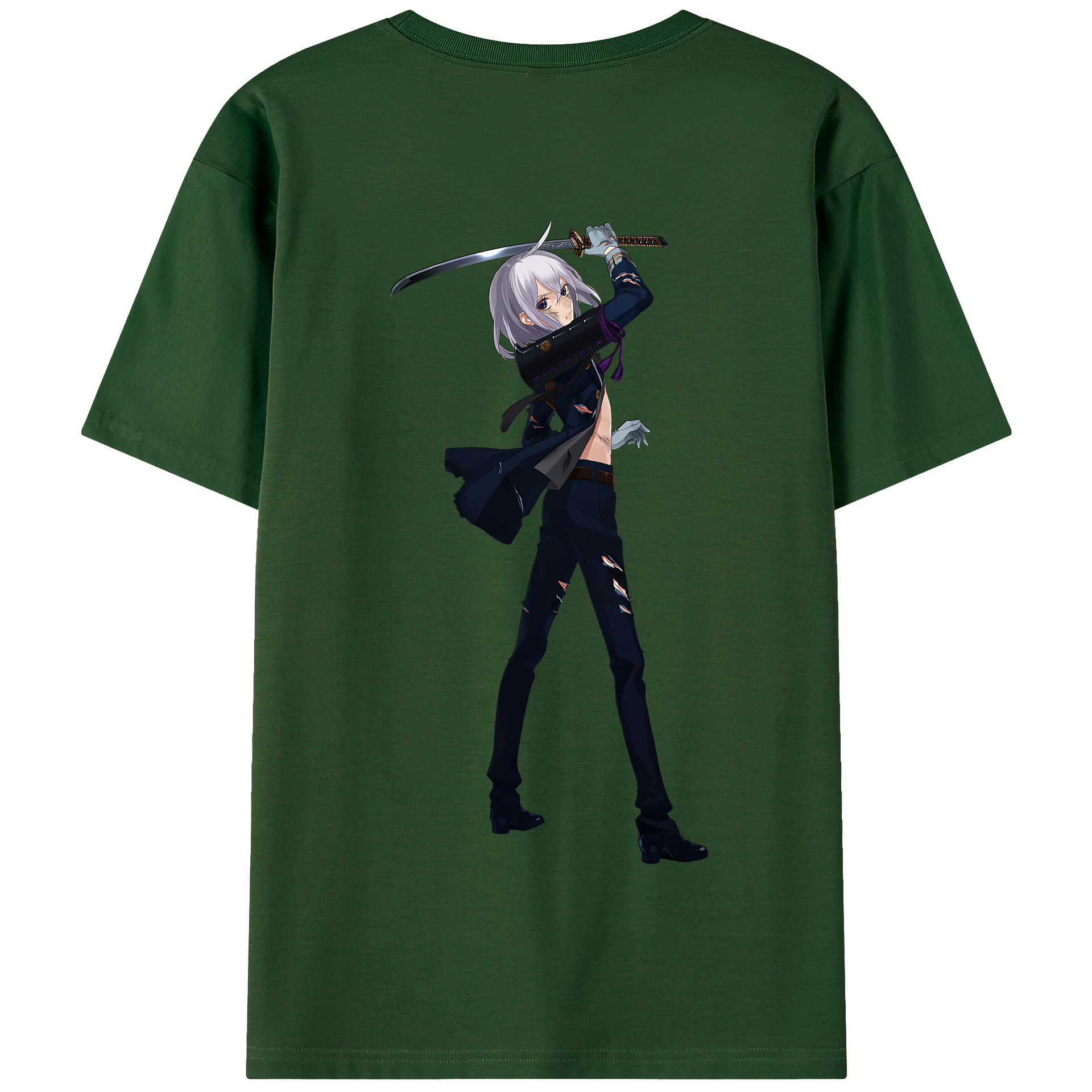 （画像用） 刀剣乱舞 Touken Ranbu 綿100％半袖Tシャツ（背面プリント）